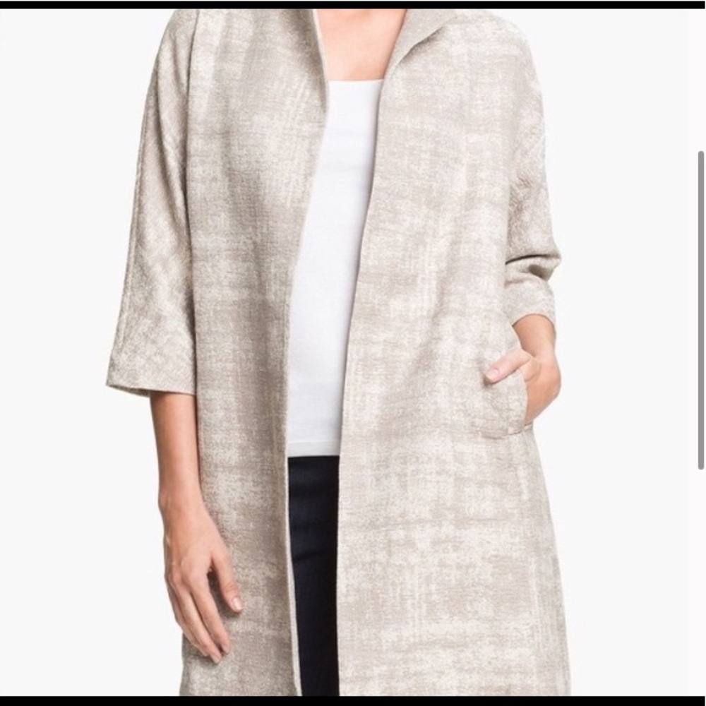 Eileen Fisher Jacquard Jacket, small